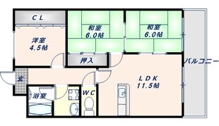 グランドールKの物件間取画像